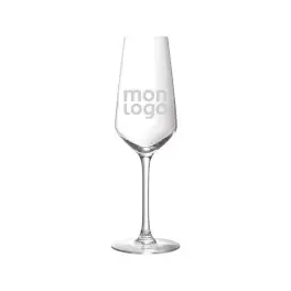 VERRE À CHAMPAGNE PUBLICITAIRE 'CHAMPY'
