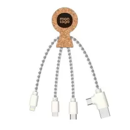 CABLE 4 EN 1 XOOPAR® PERSONNALISABLE 'MR BIO LIEGE'