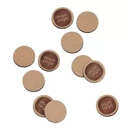 JETON DE CADDY PUBLICITAIRE 'WOOD'