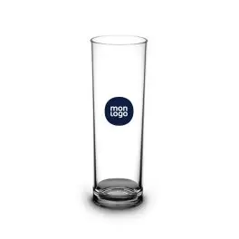 VERRE TUBE PERSONNALISABLE 200 ML 'LONGO DRINKO'
