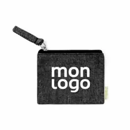 PORTE MONNAIE PERSONNALISABLE EN COTON RECYCLÉ 'NALOU'