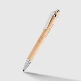 STYLO PUBLICITAIRE EN BAMBOU ÉTERNEL 'MANZANA' 