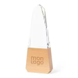 TROPHÉE PERSONNALISABLE EN VERRE ET BOIS 'KAYNU'