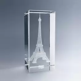 TROPHEE EN VERRE PERSONNALISE 'OWARD BLOC 7 CM'