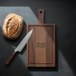 PLANCHE A DECOUPER NOYER PERSONNALISABLE 'WALNUT POIGNEE'