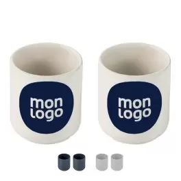 SET 2 TASSES PERSONNALISÉE EN CERAMIQUE 'MIKIES'