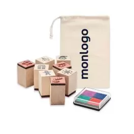 TAMPONS PERSONNALISÉS DE NOËL EN BOIS 'PADDAR'