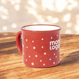 TASSE PERSONNALISÉE DE NOËL EN CÉRAMIQUE 'PUSSAR'