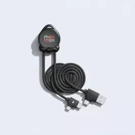 CABLE DE CHARGE 12W PERSONNALISABLE 'OCTOLONGI'