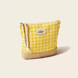 TROUSSE DE TOILETTE PUBLICITAIRE COTON ET JUTE 'LANY'