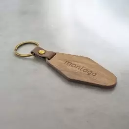 PORTE CLE EN BOIS PERSONNALISABLE 'RETALY PLUS'