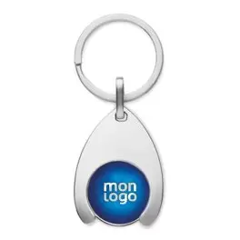 PORTE CLES JETON PERSONNALISE 'EUROMETAL PLUS SHAPE'