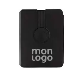 CARNET AVEC CHARGEUR EN PU RCS PUBLICITAIRE 'CHARBOOK'