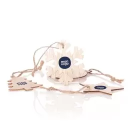 ORNEMENTS PERSONNALISABLE EN BOIS NOEL 'HOUTO'