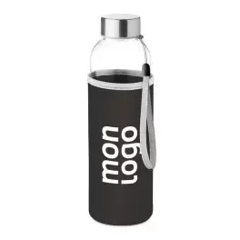BOUTEILLE EN VERRE/NEOPRENE PERSONNALISABLE 'BOCA GLASS'
