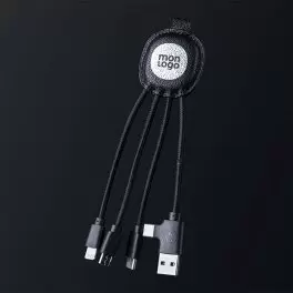 CABLE DE CHARGE PUBLICITAIRE MULTIFONCTIONS 'INE SMART' 72H