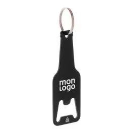 PORTE CLES DECAPSULEUR PERSONNALISABLE  ALU RECYCLE 'KENY'