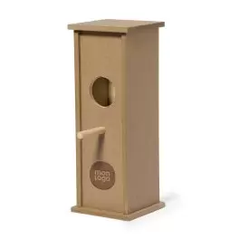 NICHOIR EN BOIS POUR OISEAUX PERSONNALISABLE 'PIWOU LONG'