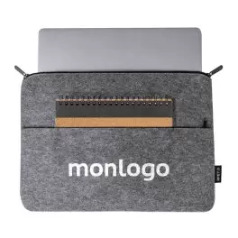 HOUSSE PERSONNALISABLE POUR ORDINATEUR EN RPET 'MORGIOU 15'