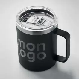 MUG ISOTHERME ACIER RECYCLE PERSONNALISABLE 'GOZEB'