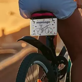 PLAQUE DE VELO PERSONNALISABLE EN ALUMINIUM 'BIKYA'