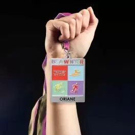MEDAILLE SUR MESURE 'WIN CUSTOM COLOR RPET'