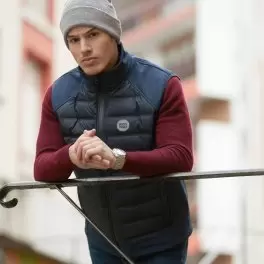BODYWARMER PUBLICITAIRE HOMME MUSTAGHATA® 'OMEGA'