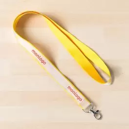 LANYARD AVEC SATIN PERSONNALISABLE 'LUNGO SATIN'