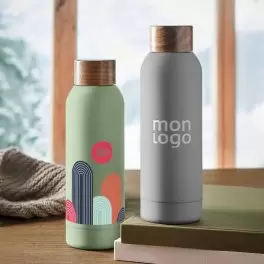 BOUTEILLE PERSONNALISABLE ACIER RECYCLE 700ML 'SERGEI'