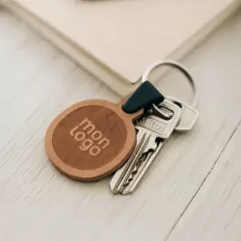 PORTE CLE EN BOIS PERSONNALISE SUR MESURE 'IRWIN 2CM'