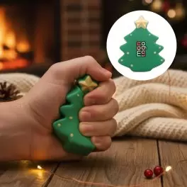 BALLE ANTI STRESS SAPIN DE NOEL PERSONNALISABLE SAPIN 'VERTA'