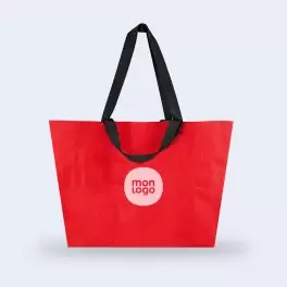 SAC SHOPPING DOUBLE ANSE LAMINE PERSONNALISABLE 'PESCARO'