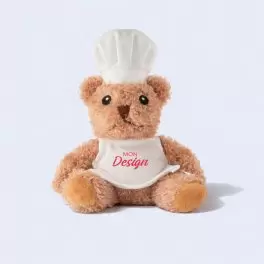 PELUCHE OURSON PERSONNALISABLE 'TEDDY CUISINIER'