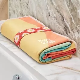 SERVIETTE PERSONNALISABLE 70x140CM 'POLLY ELASTIQUE'