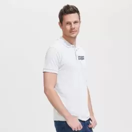 POLO PERSONNALISABLE HOMME BLANC 'PRIME'