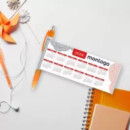 STYLO BANNIERE CALENDRIER PERSONNALISABLE 'SCROLL DATE'