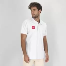 POLO MIXTE BLANC PERSONNALISABLE 'TERIM' 200G/M2
