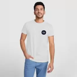 TEE SHIRT MIXTE PERSONNALISABLE BLANC 'DAGA' 165G/M2