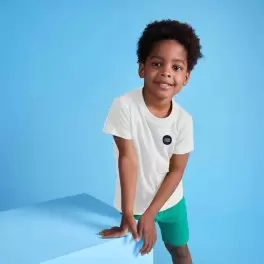 RAPIDE 4J TEE SHIRT ENFANT BLANC 'DAGA' 165G/M2