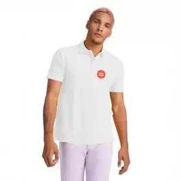 RAPIDE 4J POLO MIXTE BLANC PERSONNALISE 'ASTRALO' 180G/M2