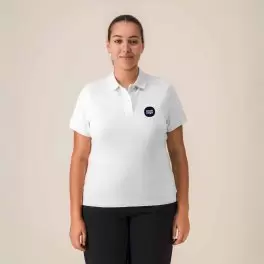 POLO FEMME BLANC PERSONNALISE 'COASTER'