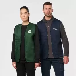 GILET DE TRAVAIL MIXTE PERSONNALISE 'PRACTO'