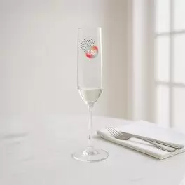 VERRE A CHAMPAGNE EN VERRE 22CL PERSONNALISE 'GLASS FLUTE'