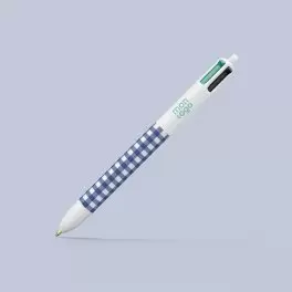STYLO BIC® PERSONNALISE '4 COULEURS VICHY'