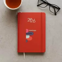 AGENDA JOURNALIER PERSONNALISABLE CARTON COLORE 'SEPTI'