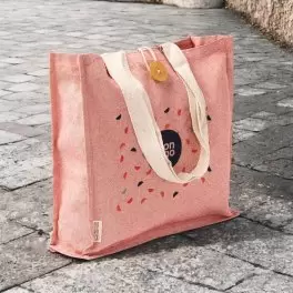 SAC SHOPPING PERSONNALISE COTON RECYCLE 'MASTIMO'