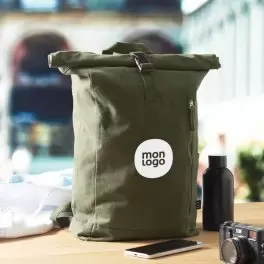SAC A DOS ROLLTOP PERSONNALISE RECYCLE 'CLAIRE'