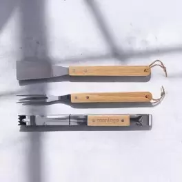 SET BARBECUE 3 PIECES PERSONNALISABLE 'RIBZOU'