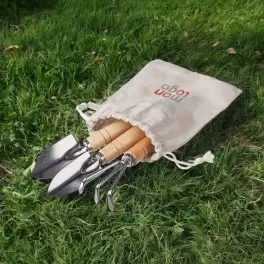 SET DE JARDINAGE AVEC POCHON PERSONNALISABLE 'BULBY'