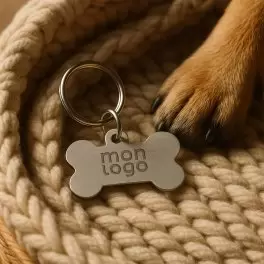 MEDAILLE RECYCLE POUR CHIEN PERSONNALISABLE 'DOGRESS'